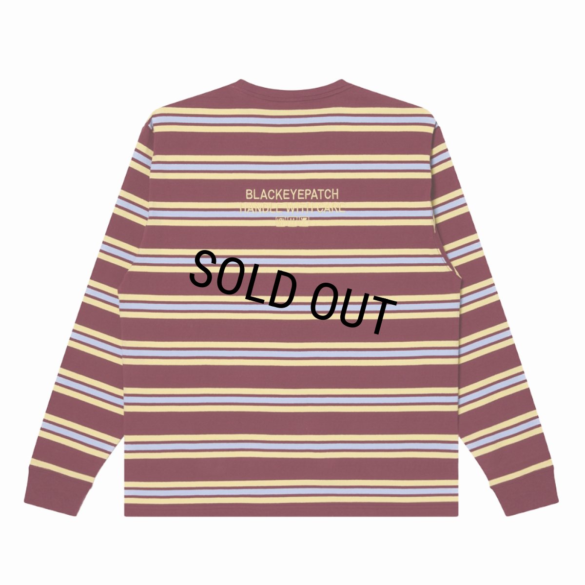 画像2: BlackEyePatch/HWC LABEL STRIPED HEAVYWEIGHT L/S TEE（MULTI） (2)