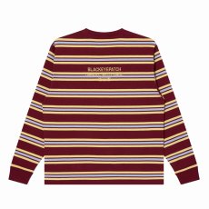 画像2: BlackEyePatch/HWC LABEL STRIPED HEAVYWEIGHT L/S TEE（MULTI） (2)