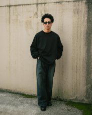 画像5: COOTIE PRODUCTIONS/12.5oz Denim 5 Pocket Square Leg Pants（Black Aging Fade）［デニムスクエアレッグパンツ-26春夏］ (5)
