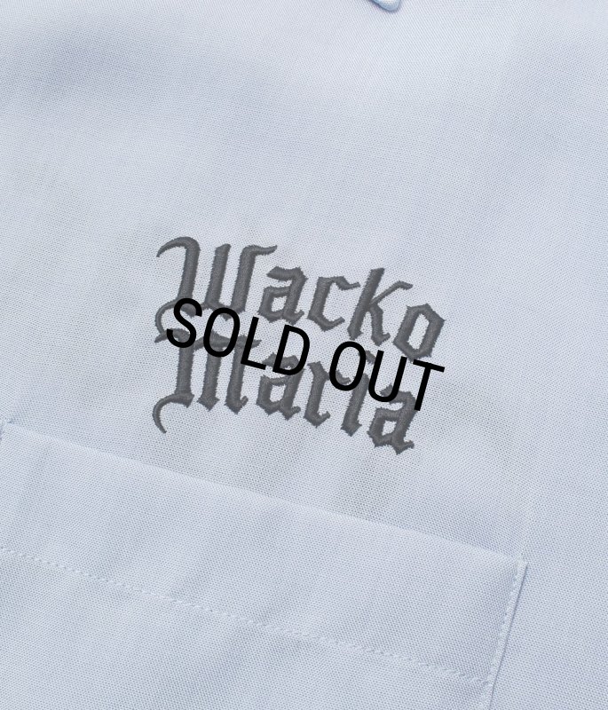 WACKO MARIA/50'S OPEN COLLAR SHIRT（LIGHT BLUE）［50'Sオープン