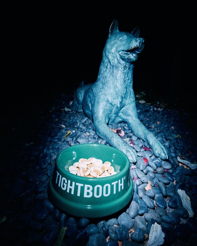 画像3: TIGHTBOOTH/POTTERY DOG BOWL（Green）［ポッタリードッグボウル-26春夏］