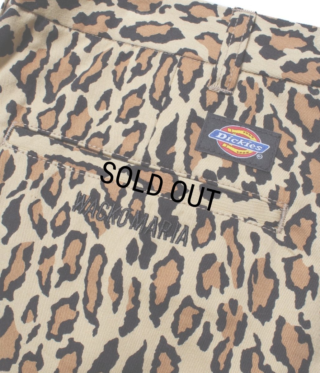 画像5: WACKO MARIA/DICKIES / LEOPARD PLEATED SHORT TROUSERS（BEIGE）［レオパードワンタックショートトラウザース-26春夏］ (5)