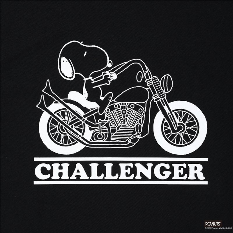 画像3: CHALLENGER/SNOOPY TEE（BLACK）［スヌーピーT-26春夏］