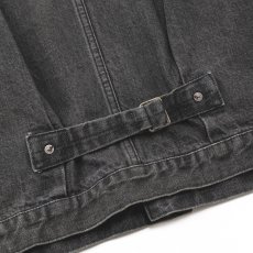 画像9: CALEE/1st TYPE DENIM JACKET（USED BLACK）［ファーストタイプデニムJKT-26春夏］ (9)