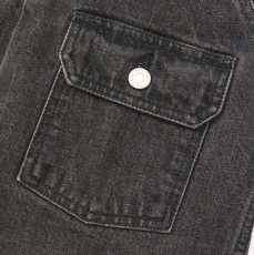 画像6: CALEE/1st TYPE DENIM JACKET（USED BLACK）［ファーストタイプデニムJKT-26春夏］ (6)