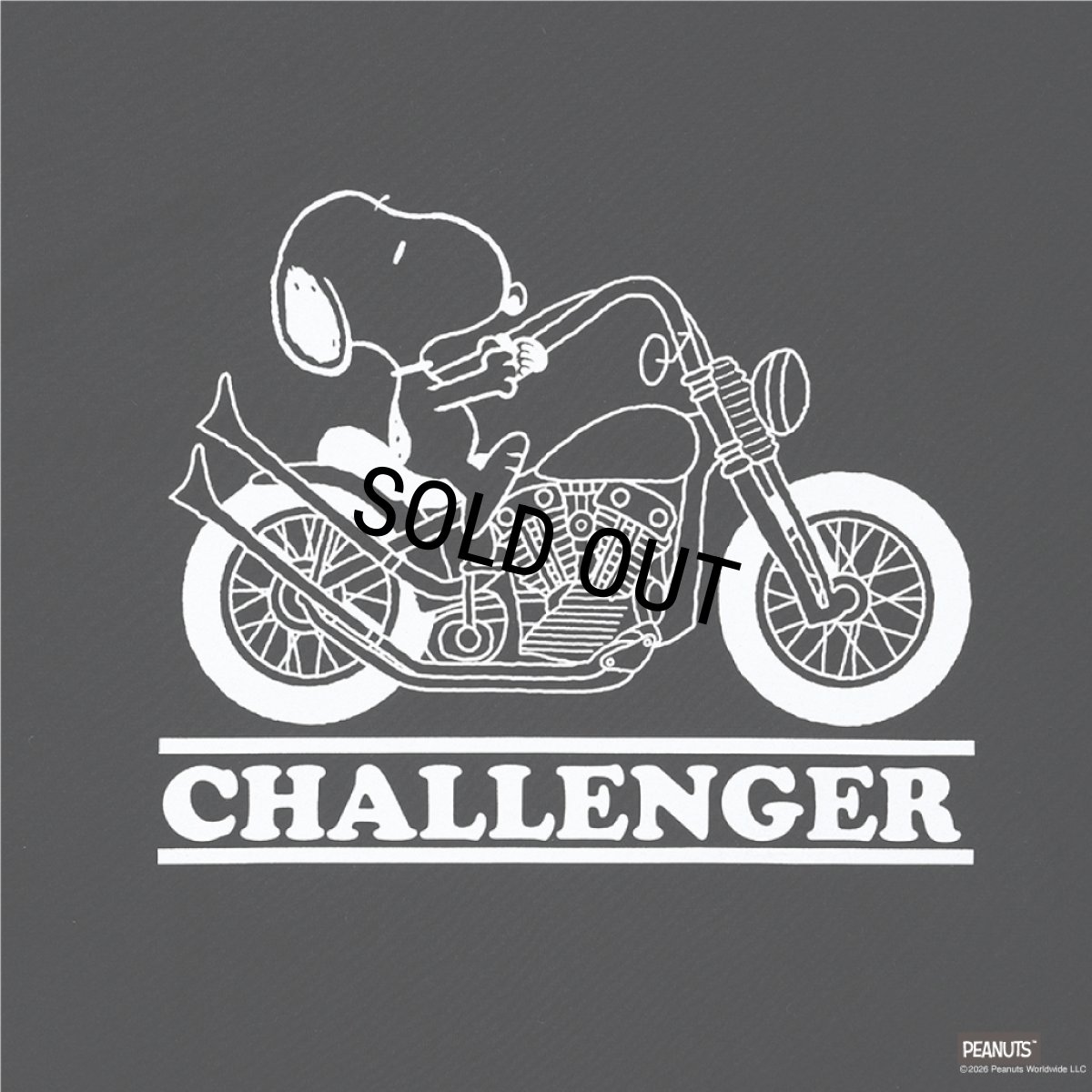 画像3: CHALLENGER/SNOOPY TEE（BLACK）［スヌーピーT-26春夏］ (3)