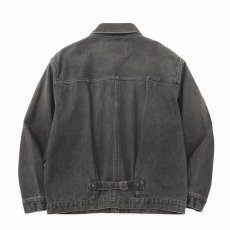 画像2: CALEE/1st TYPE DENIM JACKET（USED BLACK）［ファーストタイプデニムJKT-26春夏］ (2)