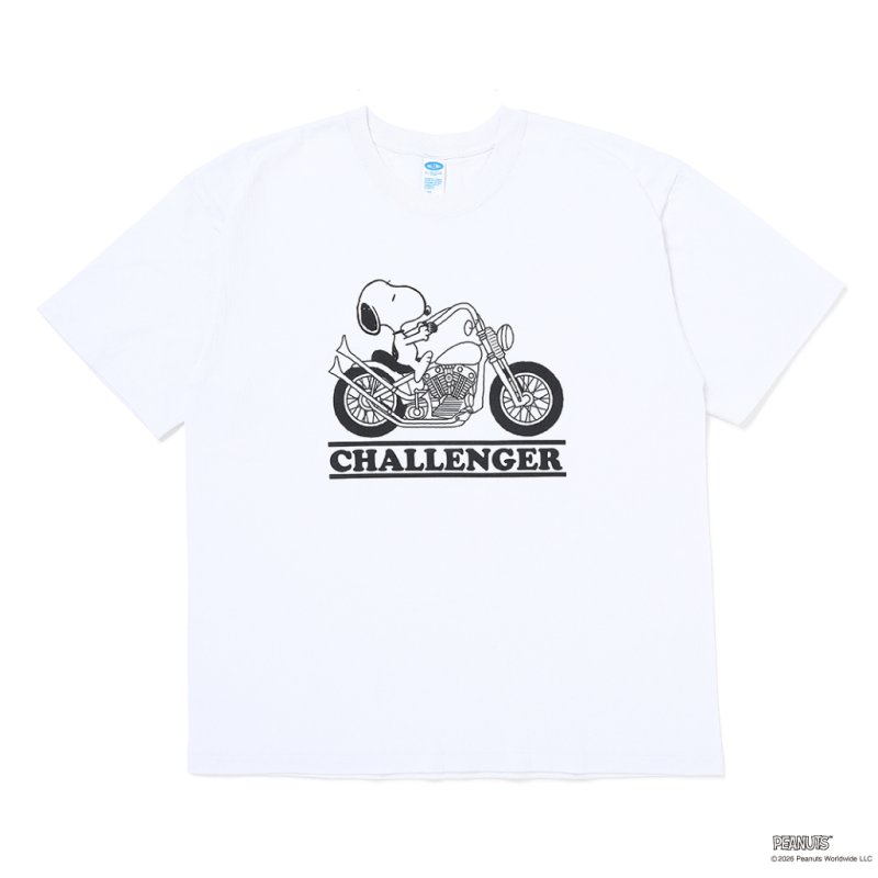 画像1: CHALLENGER/SNOOPY TEE（WHITE）［スヌーピーT-26春夏］