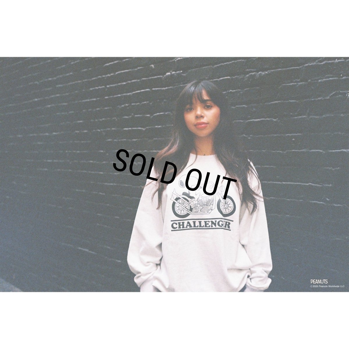 画像2: CHALLENGER/SNOOPY C/N SWEAT（GRAY）［スヌーピークルーネックスウェット-26春夏］ (2)