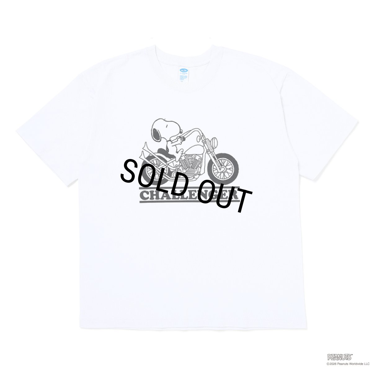 画像1: CHALLENGER/SNOOPY TEE（WHITE）［スヌーピーT-26春夏］ (1)