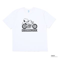 画像1: CHALLENGER/SNOOPY TEE（WHITE）［スヌーピーT-26春夏］ (1)