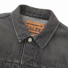 画像3: CALEE/1st TYPE DENIM JACKET（USED BLACK）［ファーストタイプデニムJKT-26春夏］ (3)