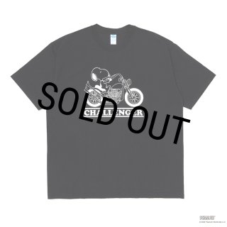 CHALLENGER/SNOOPY TEE（BLACK）［スヌーピーT-26春夏］ - JONAS