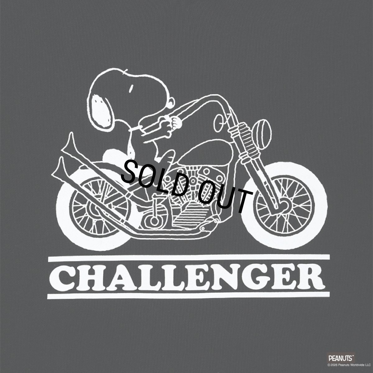 画像3: CHALLENGER/SNOOPY C/N SWEAT（BLACK）［スヌーピークルーネックスウェット-26春夏］ (3)
