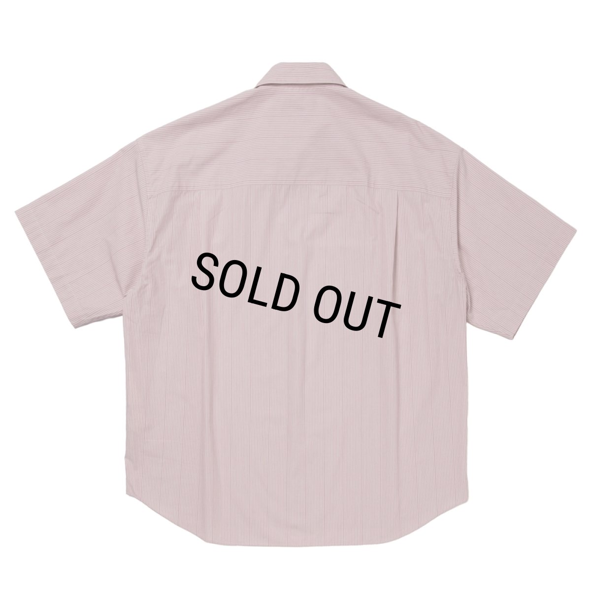 画像2: COOTIE PRODUCTIONS/Stripe Broad S/S Shirt（Pink）［ストライプブロードシャツ-26春夏］ (2)