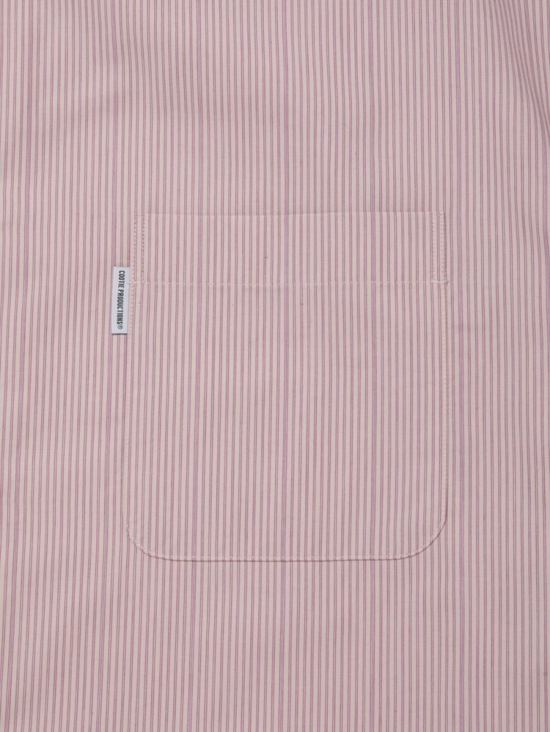 画像3: COOTIE PRODUCTIONS/Stripe Broad S/S Shirt（Pink）［ストライプブロードシャツ-26春夏］