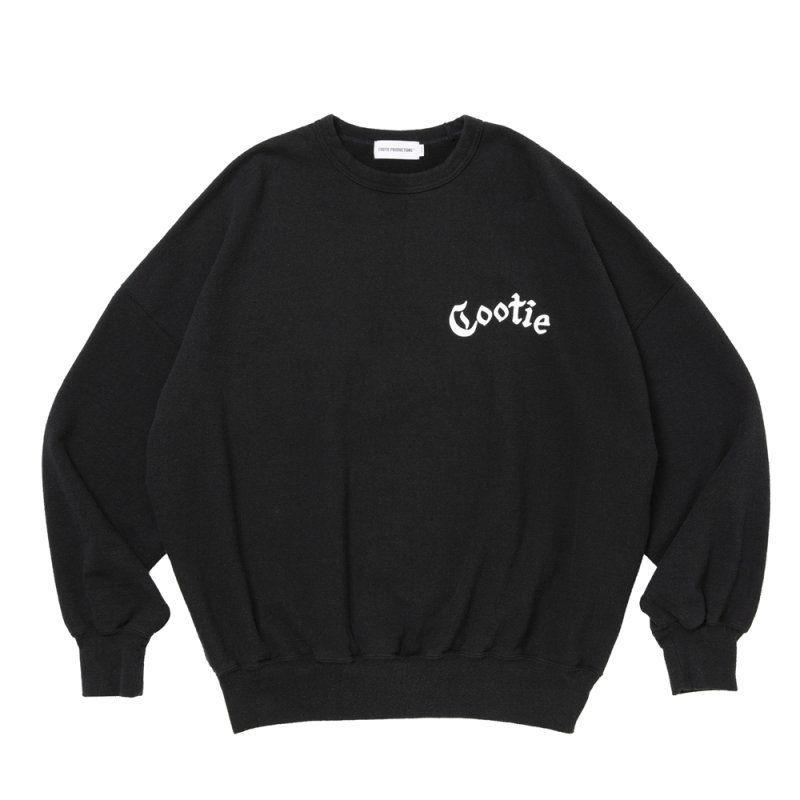 画像1: COOTIE PRODUCTIONS/Venice Sweat Crew（Black）［スウェットクルー-26春夏］