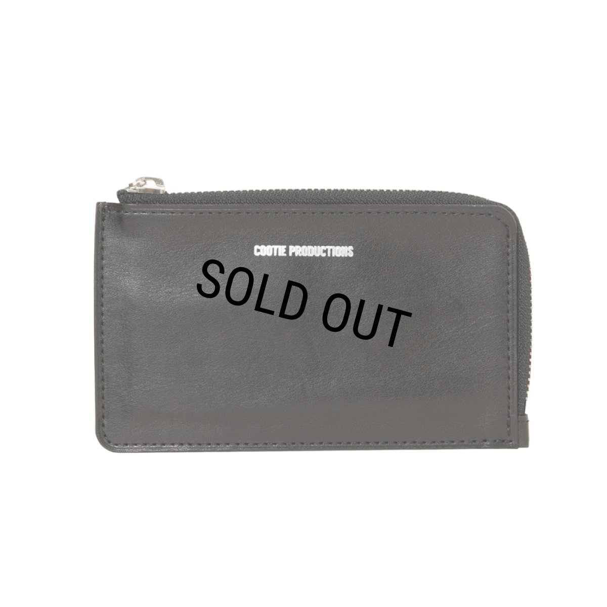 画像1: COOTIE PRODUCTIONS/Leather Boat Wallet（Black）［レザーボートウォレット-26春夏］ (1)