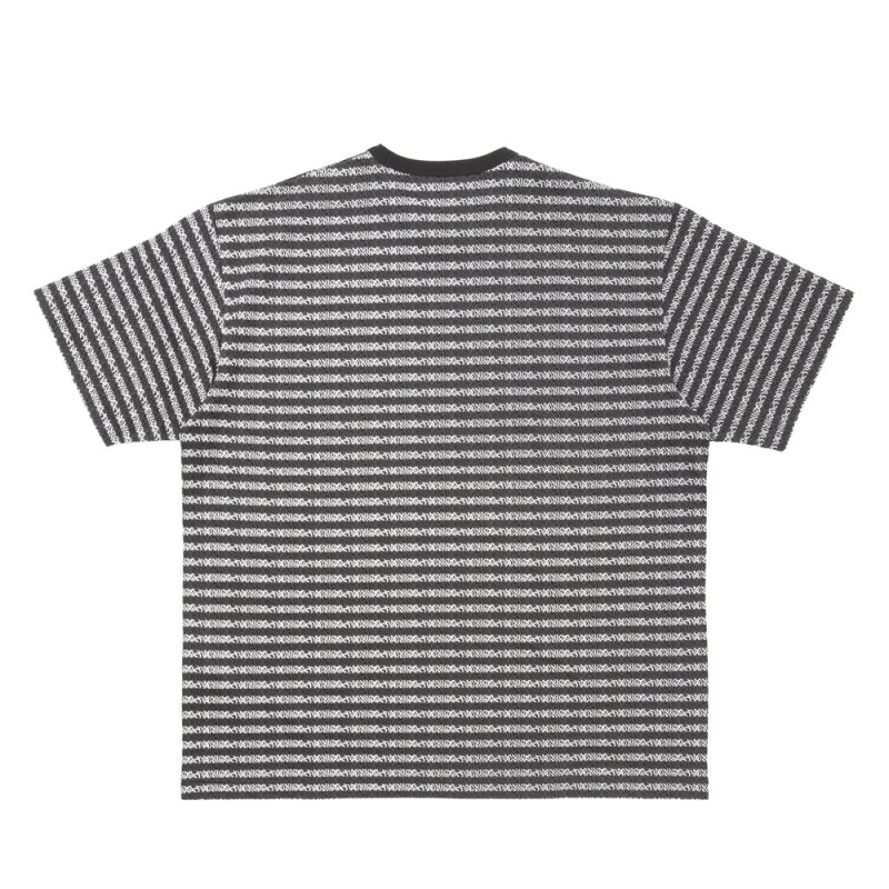画像2: COOTIE PRODUCTIONS/Supima Jacquard Border S/S Tee（Black）［ジャガードボーダーT-26春夏］