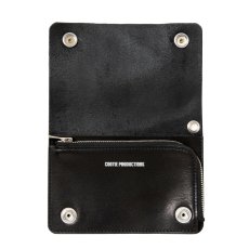 画像5: COOTIE PRODUCTIONS/Leather Trucker Wallet（Black）［レザートラッカーウォレット-26春夏］ (5)