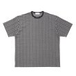 COOTIE PRODUCTIONS/Supima Jacquard Border S/S Tee（Black