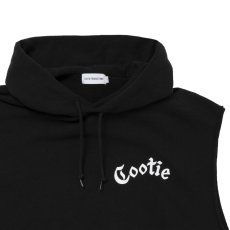 画像3: COOTIE PRODUCTIONS/Venice Sweat Cut-Off Sleeve Hoodie（Black）［スウェットカットオフフーディー-26春夏］ (3)