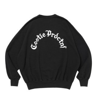 【定価21,000円★CITYSHOP】コットン混紡クルーネックスウェット COOTIE PRODUCTIONS/Venice Sweat Crew（Black）［スウェットクルー-26