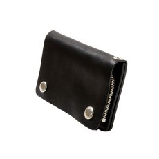 画像3: COOTIE PRODUCTIONS/Leather Trucker Wallet（Black）［レザートラッカーウォレット-26春夏］ (3)