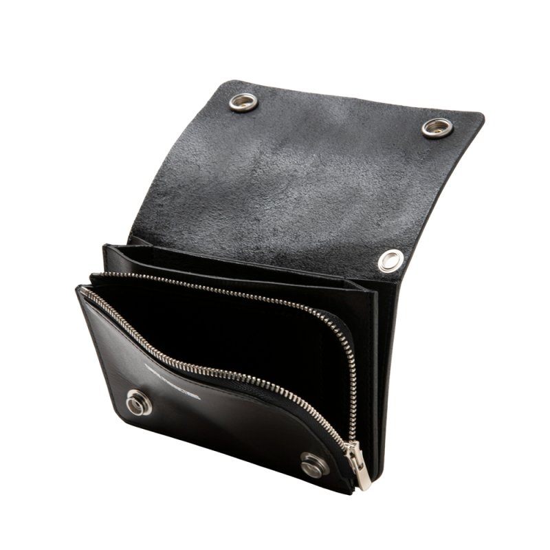 画像3: COOTIE PRODUCTIONS/Leather Trucker Wallet（Black）［レザートラッカーウォレット-26春夏］
