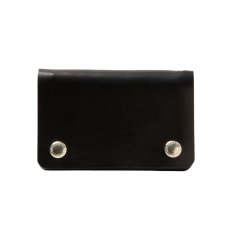 画像1: COOTIE PRODUCTIONS/Leather Trucker Wallet（Black）［レザートラッカーウォレット-26春夏］ (1)