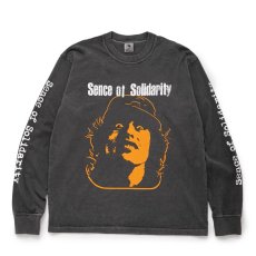 画像1: RATS/PIGMENT DYED L/S TEE（ORANGE）［ピグメントダイ長袖T-26春夏］ (1)