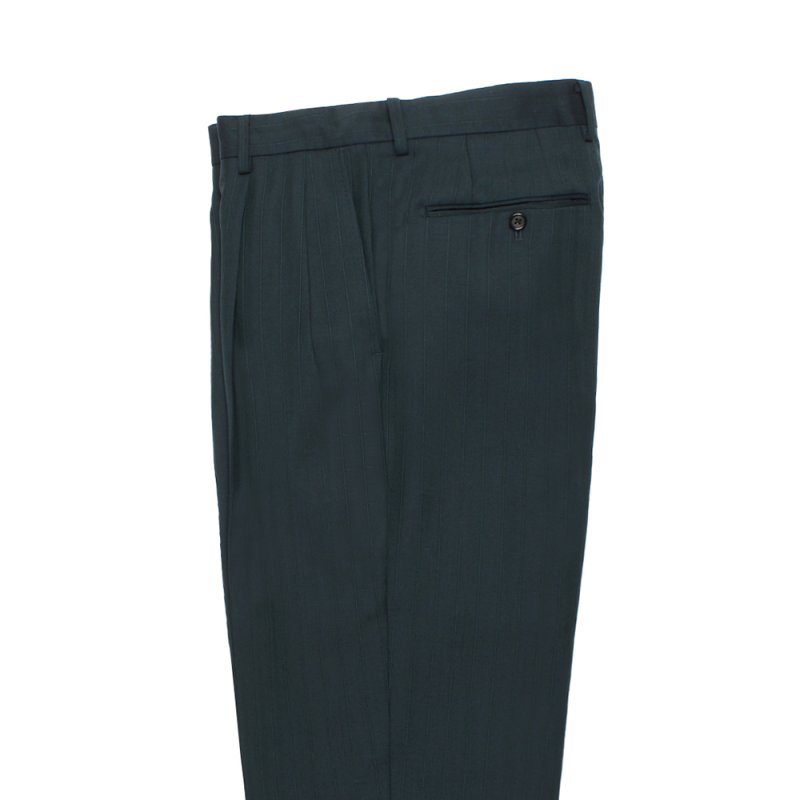 画像2: WACKO MARIA/DORMEUIL / DOUBLE PLEATED TROUSERS（DARK BLUE）［ツータックスラックス-26春夏］