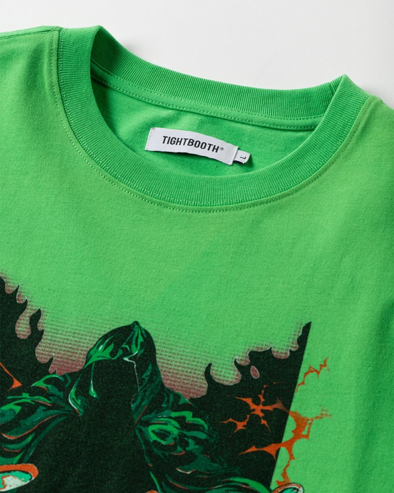 画像2: TIGHTBOOTH/WIZARD S/S T-SHIRT（Green）［ウィザードT-26春夏］