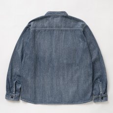 画像2: RATS/STAND COLLAR DENIM SHIRT（INDIGO）［スタンドカラーデニムシャツ-26春夏］ (2)