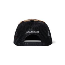 画像2: BlackEyePatch/FAUX FUR LEOPARD PATTERNED TRUCKER CAP（MULTI） (2)