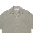 WACKO MARIA/SOKTAS / OPEN COLLAR SHIRT（GRAY）［オープンカラー