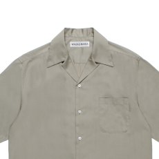 画像2: WACKO MARIA/SOKTAS / OPEN COLLAR SHIRT（GRAY）［オープンカラーシャツ-26春夏］ (2)