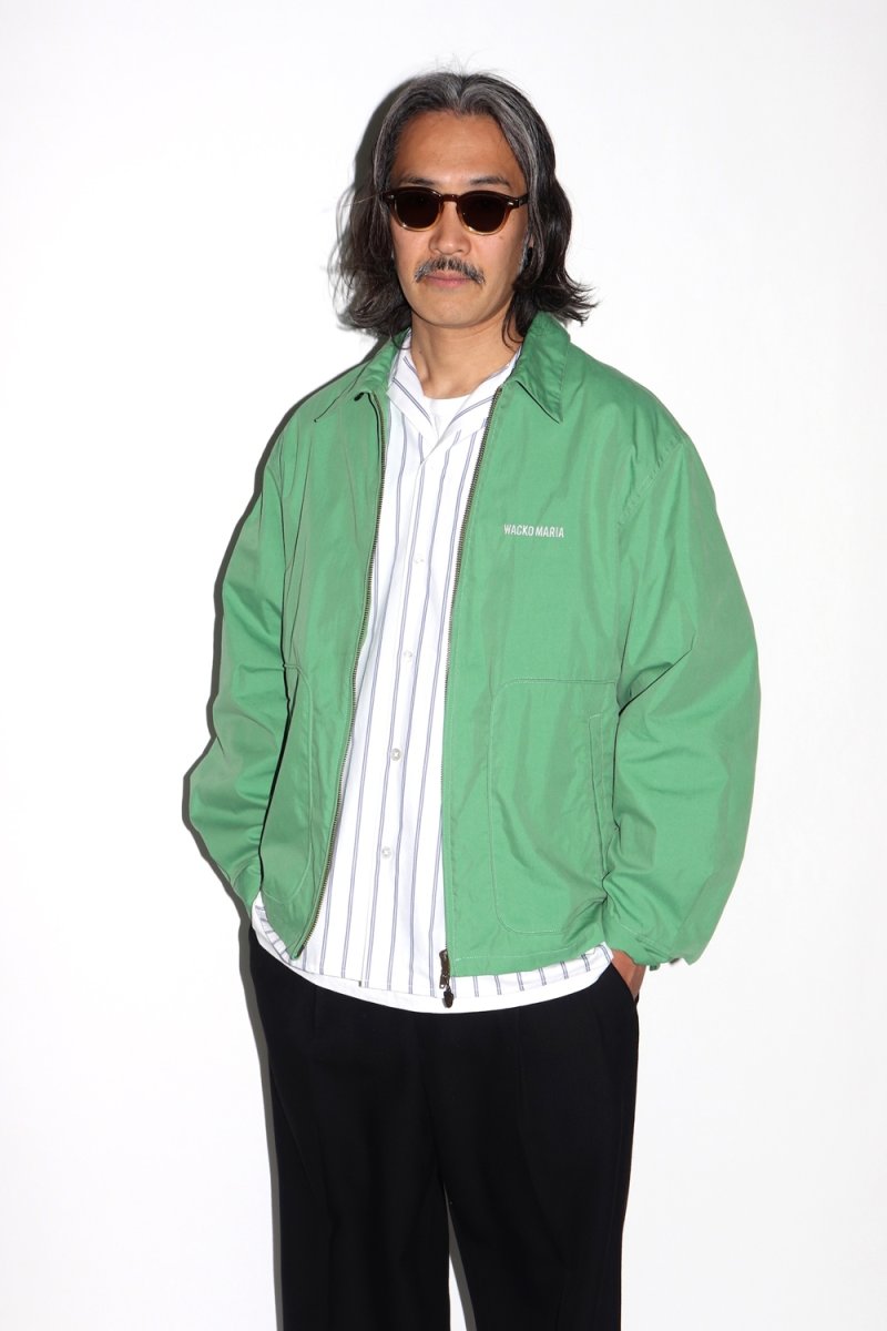 画像3: WACKO MARIA/BEZ TEKSTIL / STRIPED OPEN COLLAR SHIRT（PURPLE）［ストライプオープンカラーシャツ-26春夏］