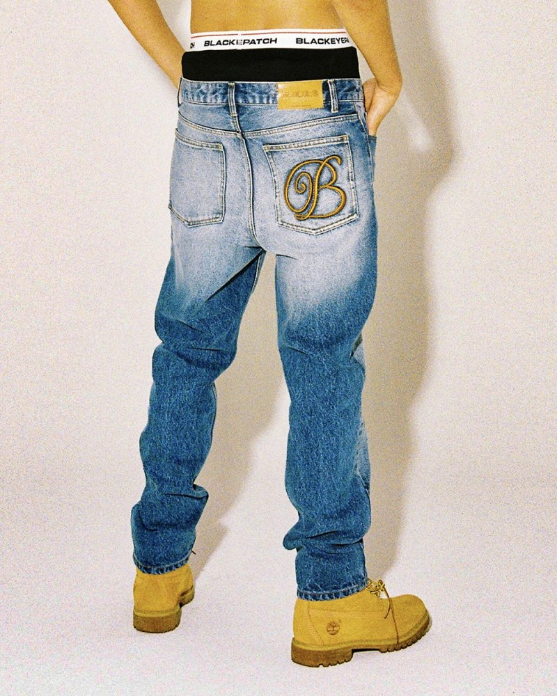 画像3: BlackEyePatch/B EMBLEM SLIM FIT JEANS（INDIGO）