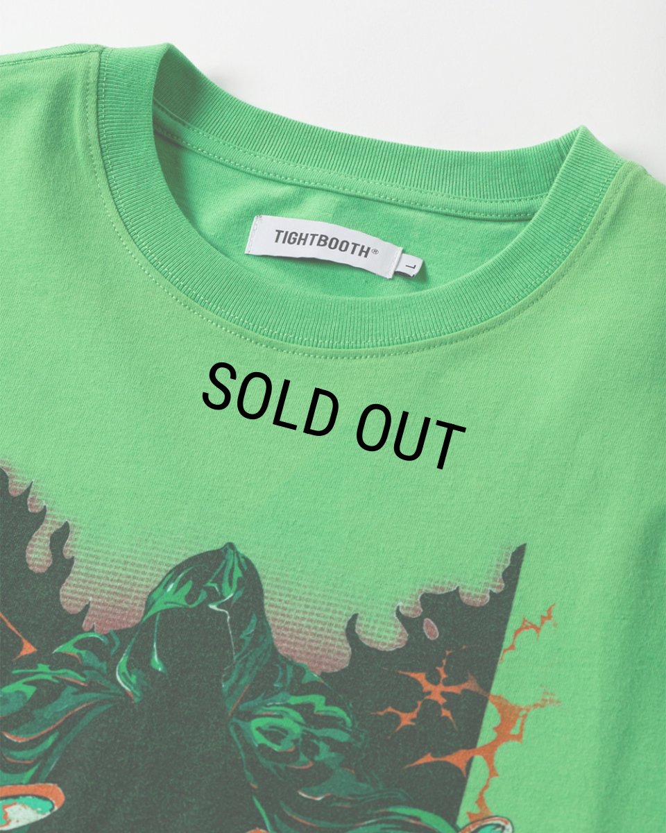 画像2: TIGHTBOOTH/WIZARD S/S T-SHIRT（Green）［ウィザードT-26春夏］ (2)