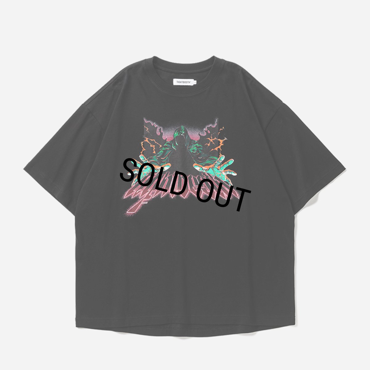 画像1: TIGHTBOOTH/WIZARD S/S T-SHIRT（Black）［ウィザードT-26春夏］ (1)