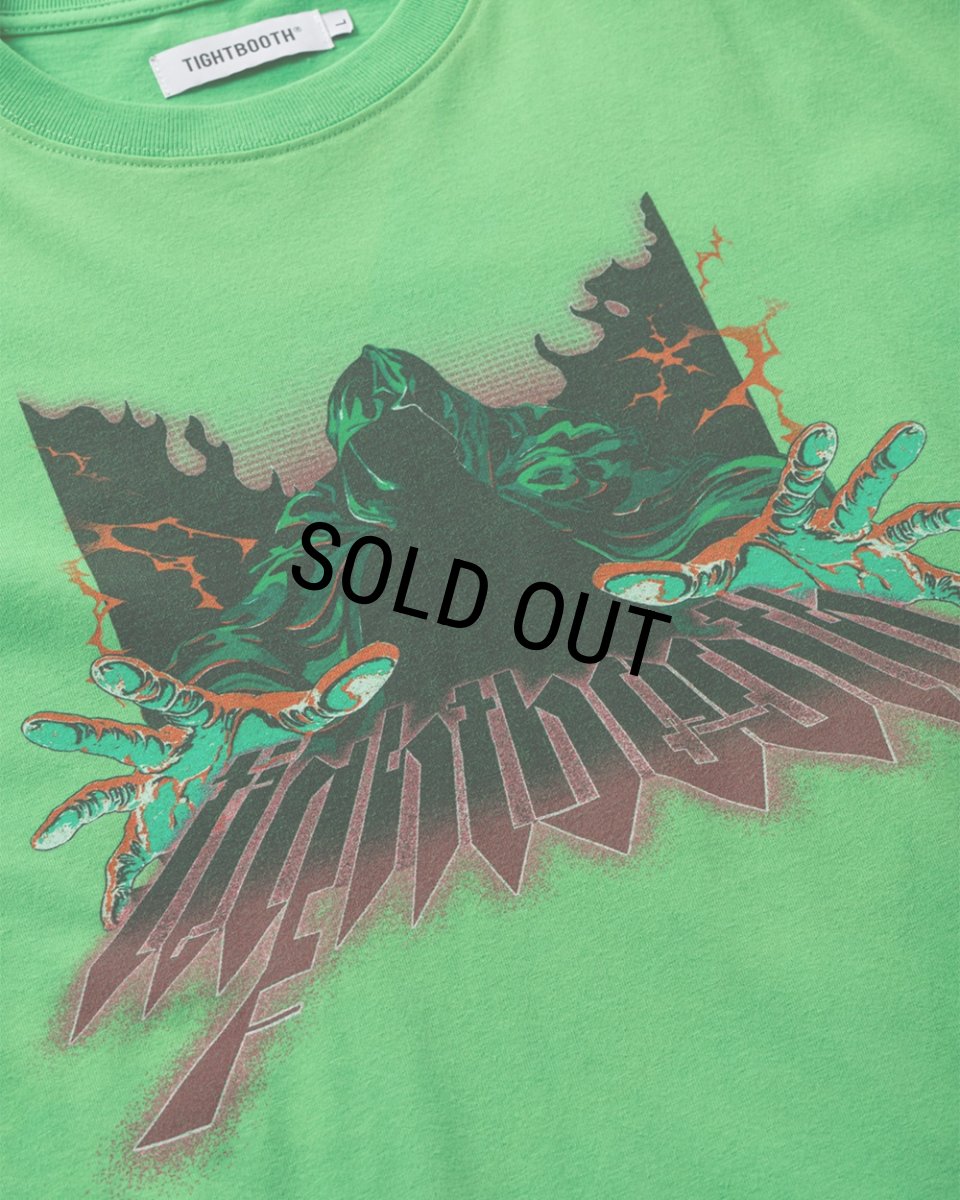 画像3: TIGHTBOOTH/WIZARD S/S T-SHIRT（Green）［ウィザードT-26春夏］ (3)