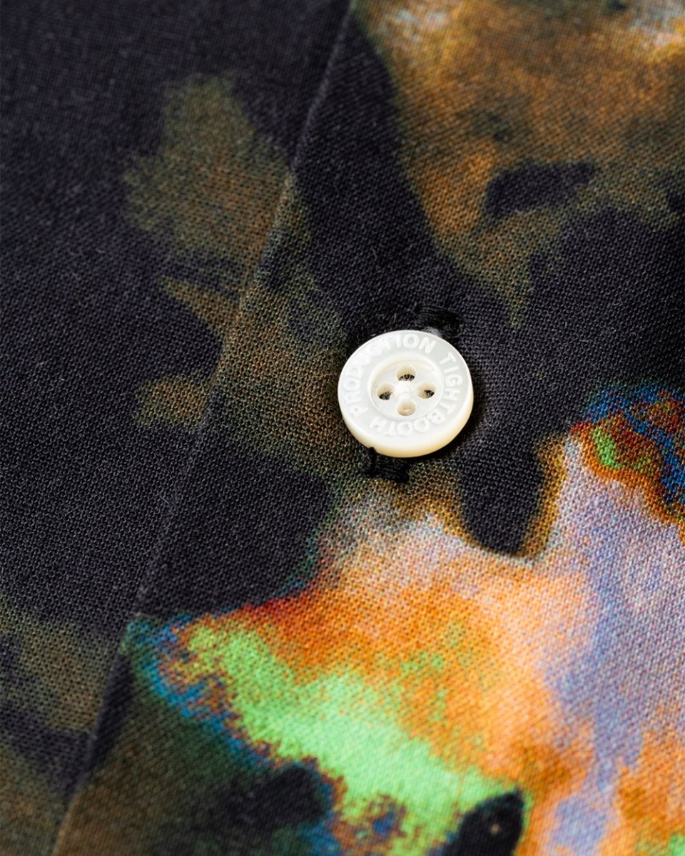 画像5: TIGHTBOOTH/BLOOM L/S SHIRT（Black）［ブルームシャツ-26春夏］ (5)