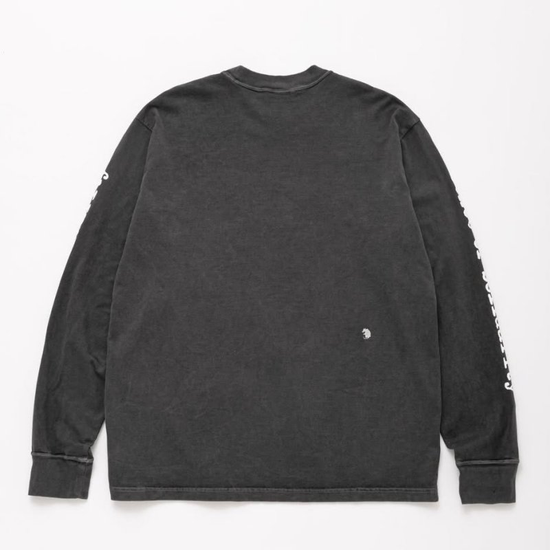 画像2: RATS/PIGMENT DYED L/S TEE（L.BLUE）［ピグメントダイ長袖T-26春夏］