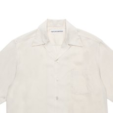 画像2: WACKO MARIA/SOKTAS / OPEN COLLAR SHIRT（IVORY）［オープンカラーシャツ-26春夏］ (2)