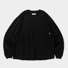 画像2: TIGHTBOOTH/LABEL LOGO L/S T-SHIRT（Black）［ラベルロゴ長袖T-26春夏］ (2)
