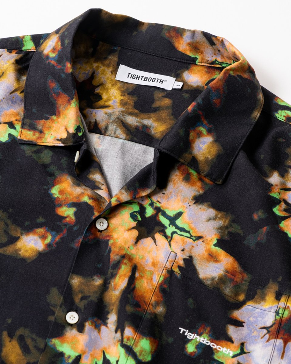 画像4: TIGHTBOOTH/BLOOM L/S SHIRT（Black）［ブルームシャツ-26春夏］ (4)