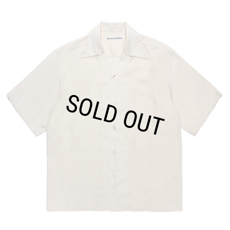 WACKO MARIA/SOKTAS / OPEN COLLAR SHIRT（IVORY）［オープンカラー