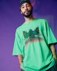 画像4: TIGHTBOOTH/WIZARD S/S T-SHIRT（Green）［ウィザードT-26春夏］ (4)