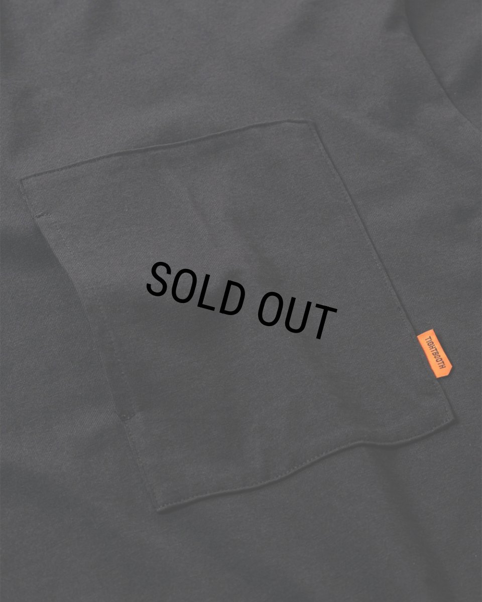 画像4: TIGHTBOOTH/LABEL LOGO L/S T-SHIRT（Black）［ラベルロゴ長袖T-26春夏］ (4)